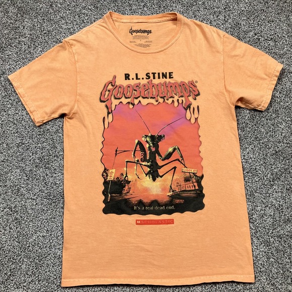 Other - Goosebumps Shirt Mens Small R L Stine Scholastic Praying Mantis Horror Tee Book
